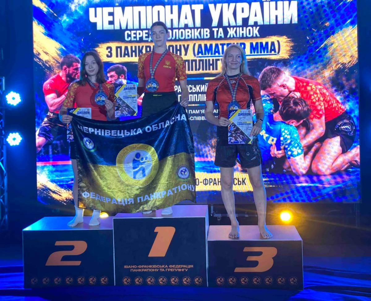 Студентка спеціальності Юлія Мельничук виборола три нагороди на Чемпіонаті України з панкратіону та грепплінгу