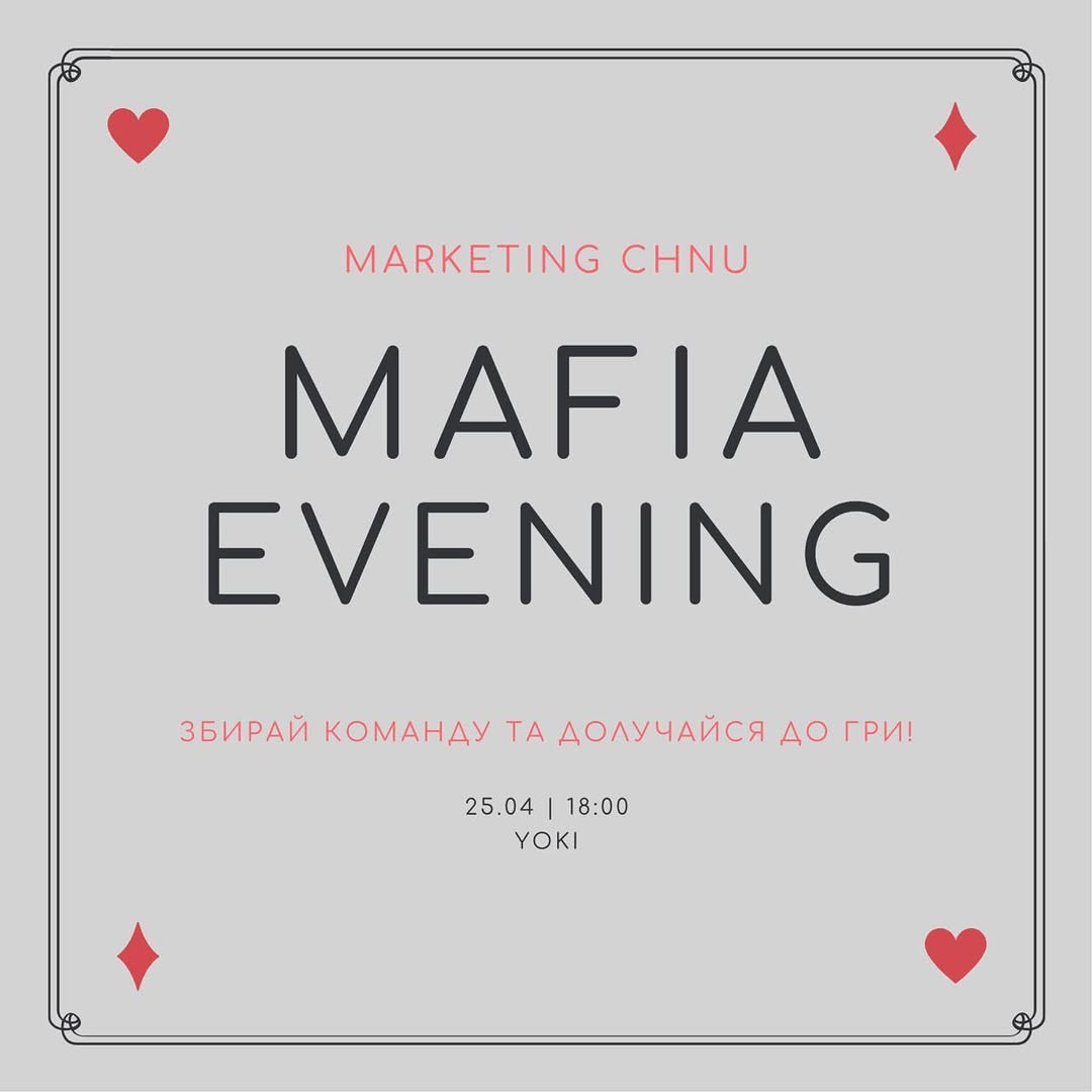 Mafia evening