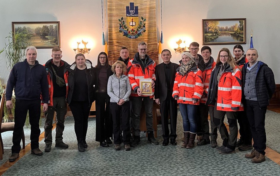 Johanniter-Unfall-Hilfe e.V. Mission Siret на зустрічі з Романом Петришиним