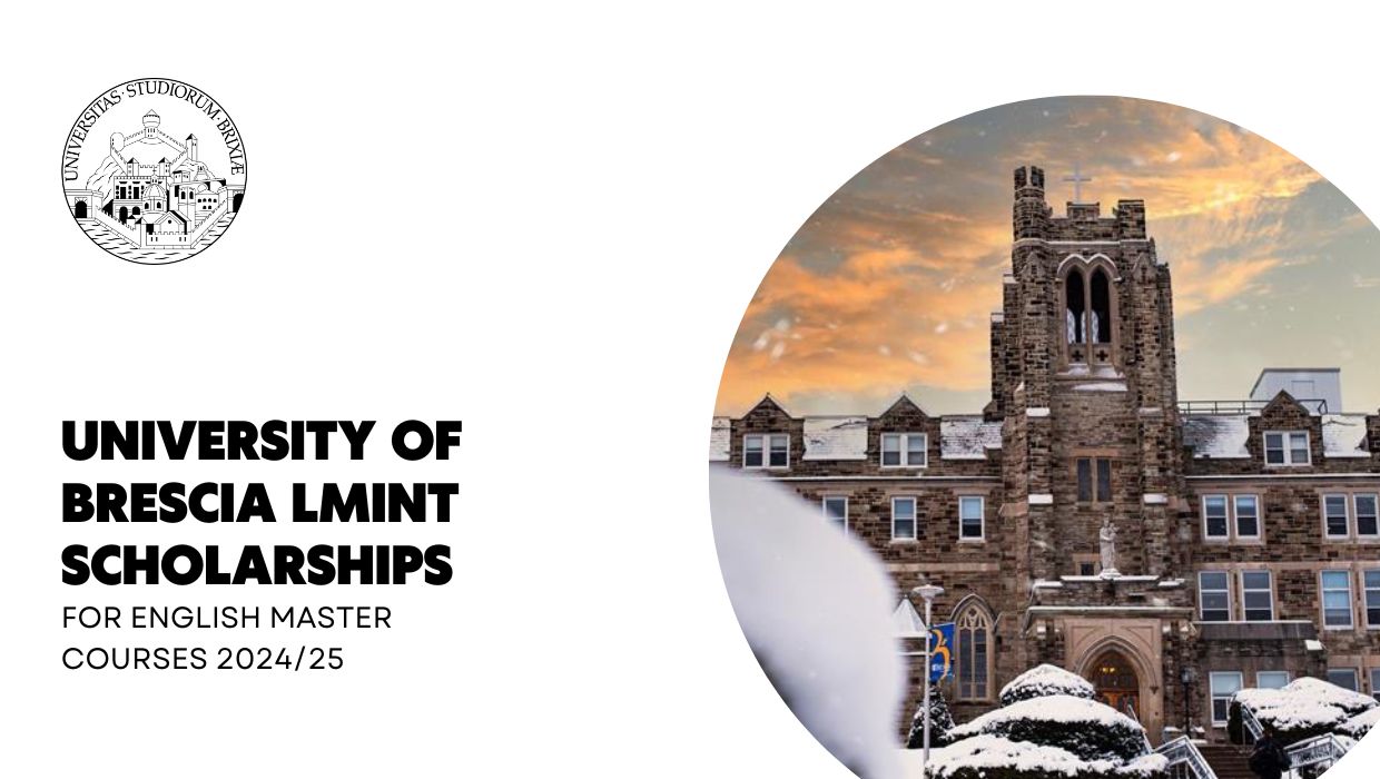 Call for the University of Brescia LMINT Scholarships for English Master Courses 2024/25