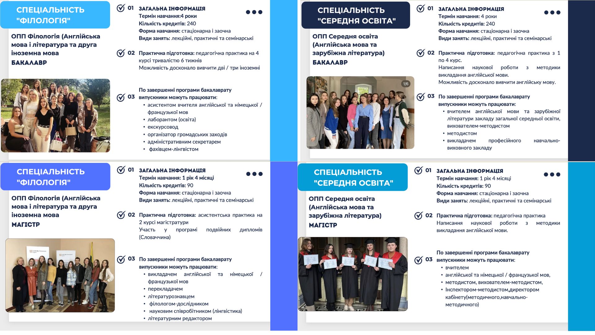 Кафедра англійської мови запрошує на навчання 2025