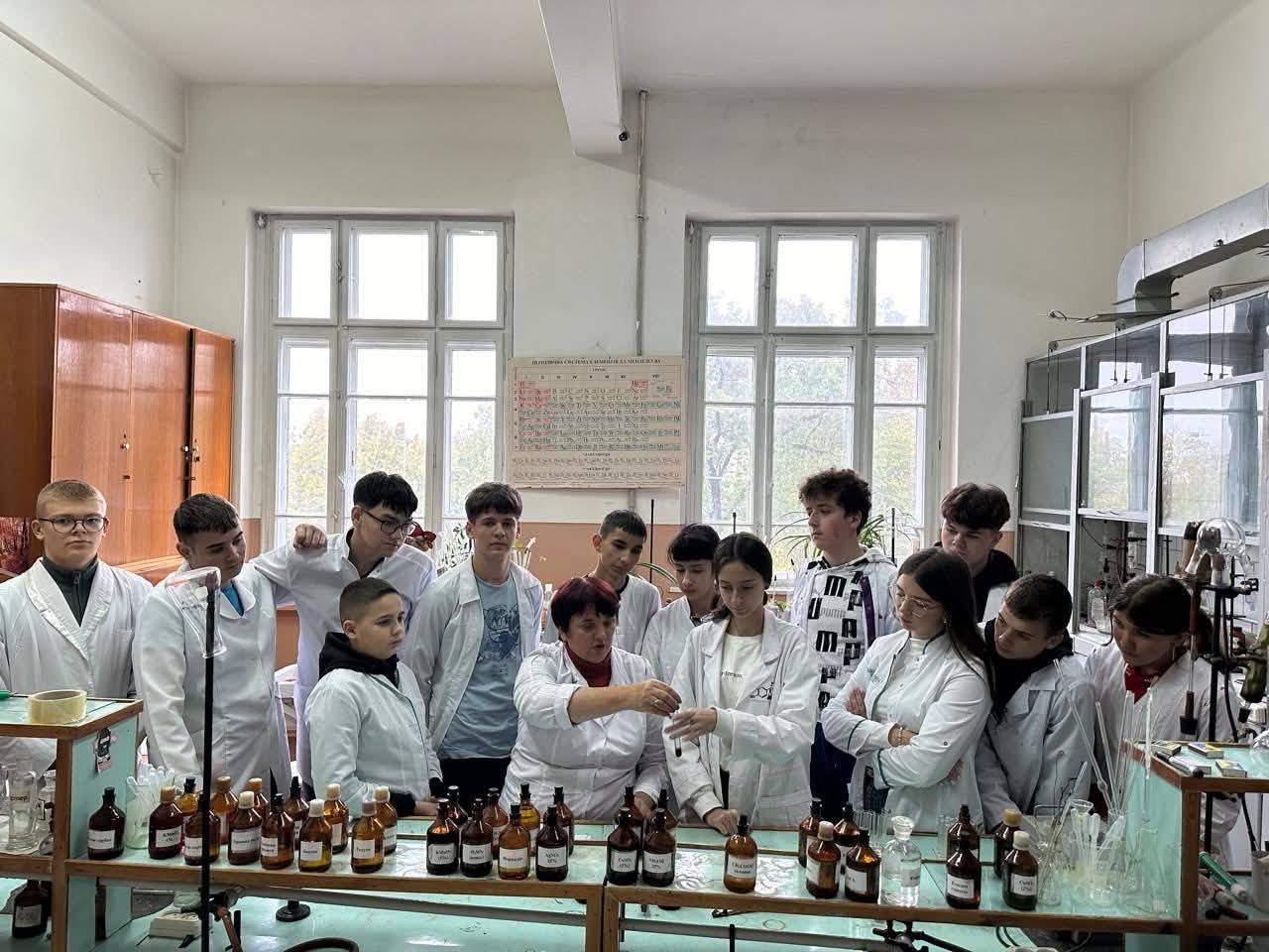 Практичне заняття з учнями Герцаївського ліцею