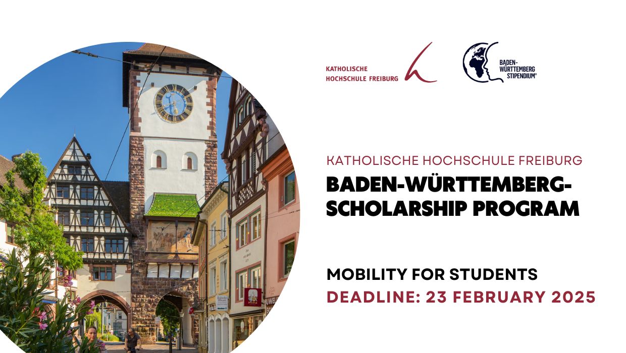 Відкрито конкурс Baden-Württemberg-Scholarships до Католицького університету м. Фрайбург (Німеччина) на осінній семестр 2025/26