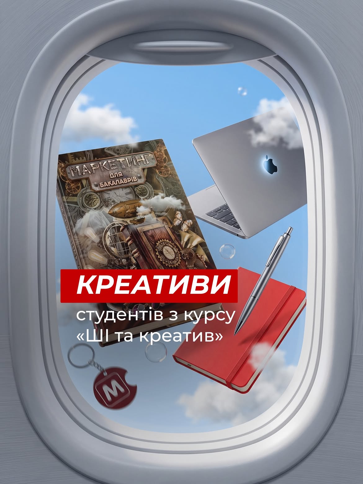 Роботи студентів маркетологів з курсу «ШІ та креатив»