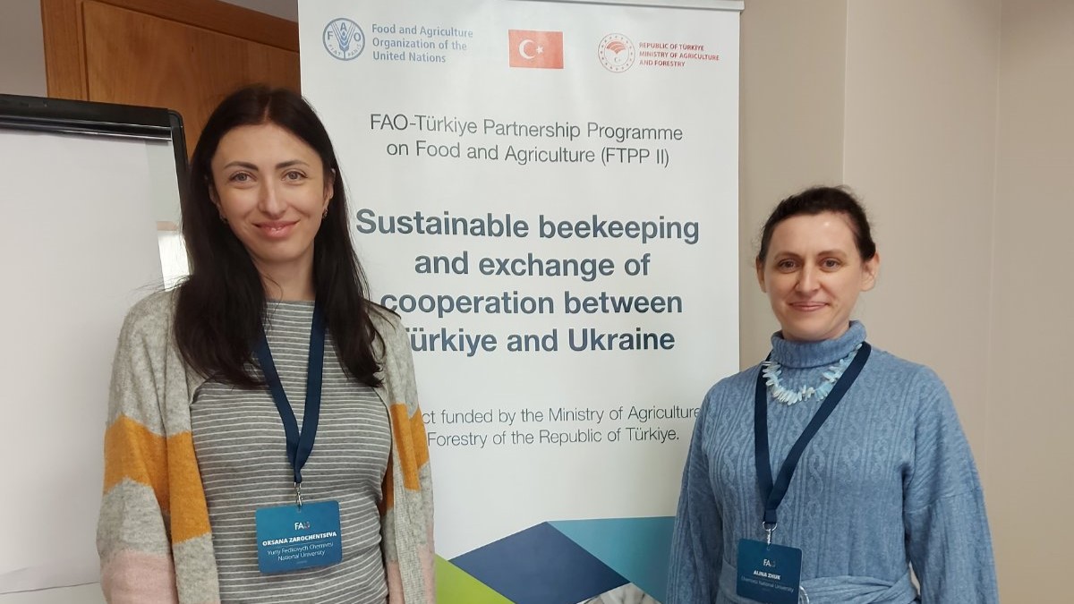 Співробітниці кафедри екології та біомоніторингу у складі української делегації на регіональній багатосторонній зустрічі зі сталого бджільництва,  організованій FAO