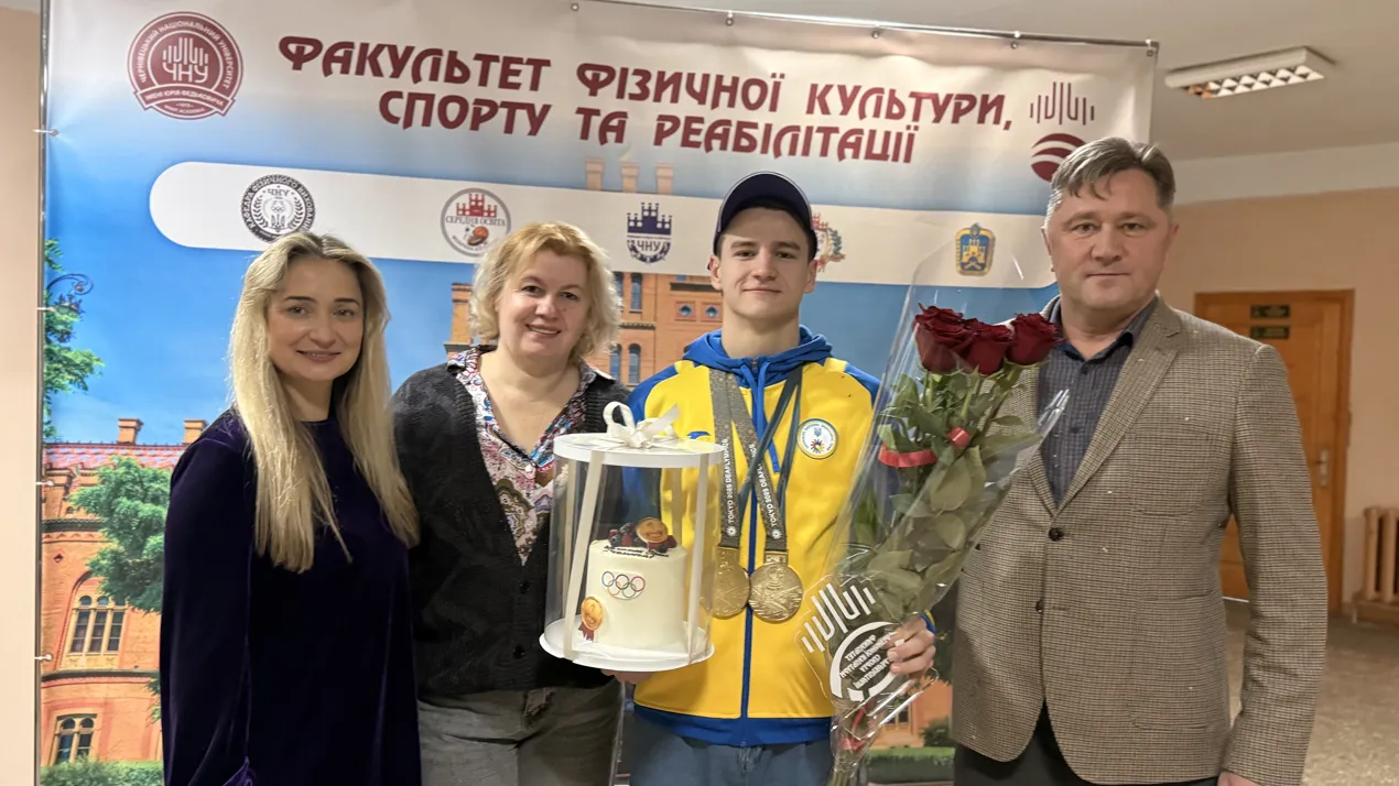 Гордість факультету: зустріч із чемпіоном Deaflympics Tokyo 2025!