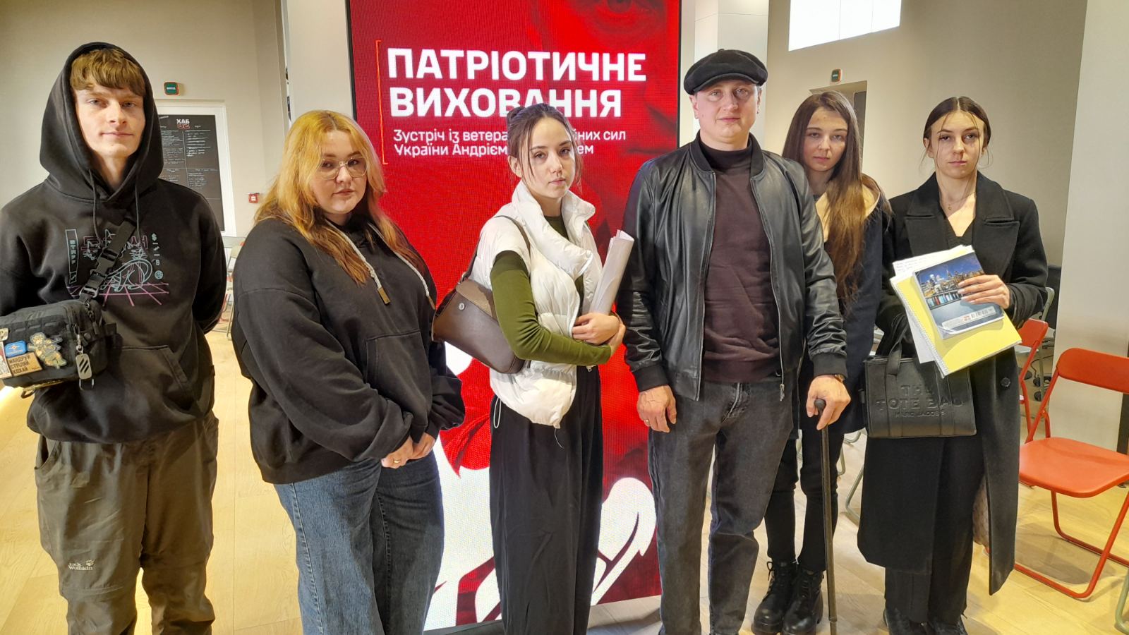 Зустріч студентів кафедри психології з ветераном ЗСУ Андрієм Дашкевичем