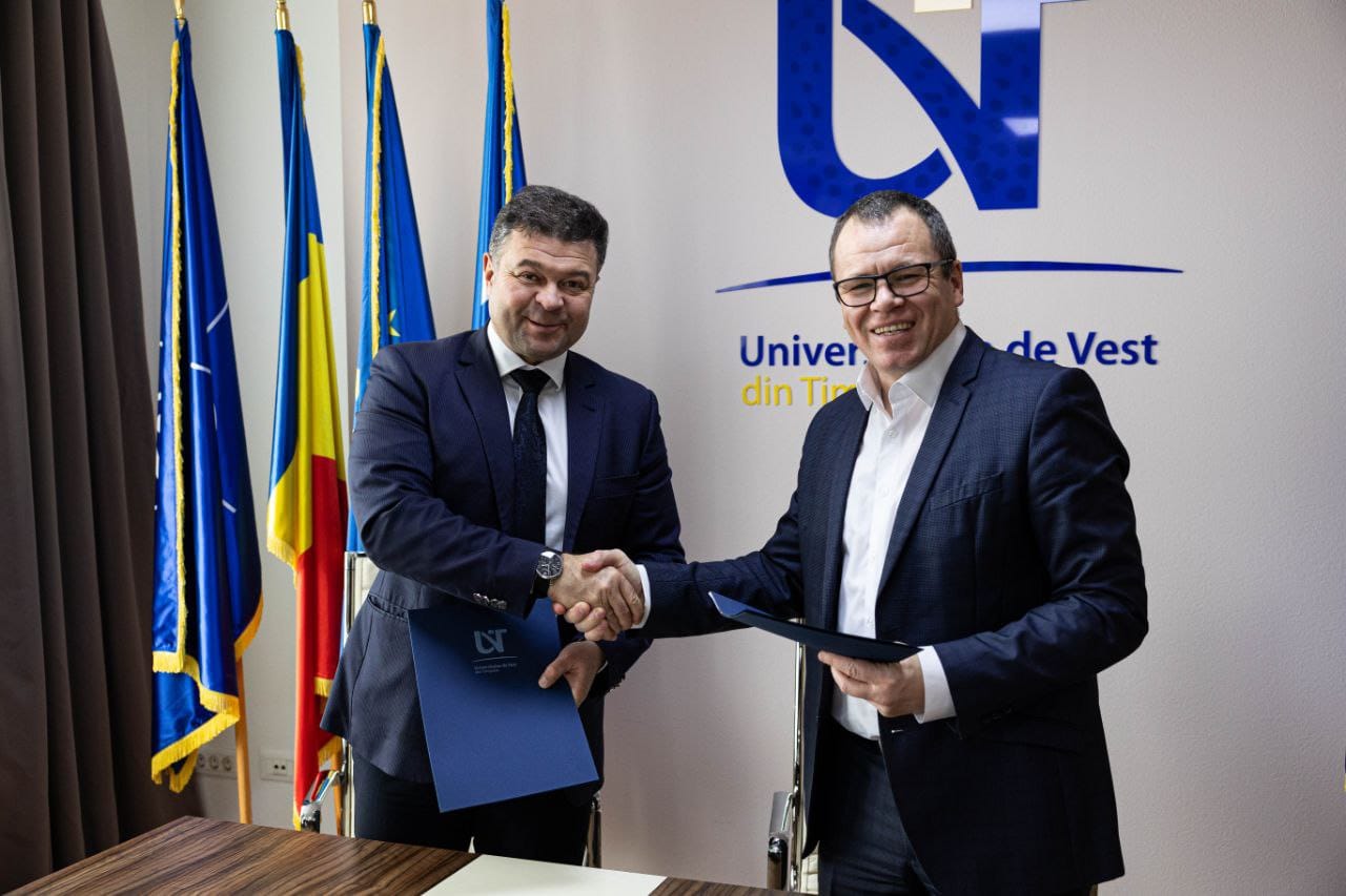 Ректор університету відвідав Західний університет Тімішоари