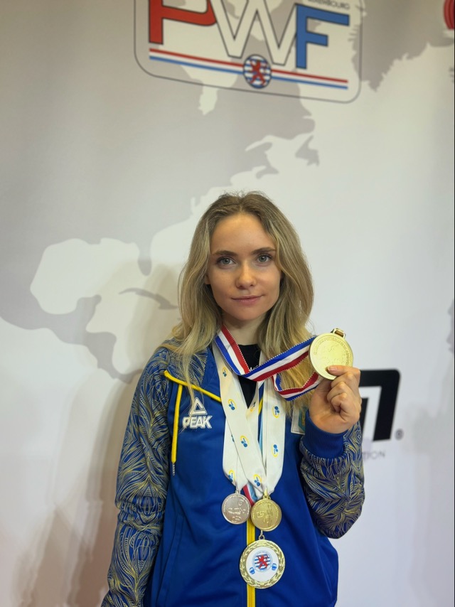 Чемпіонка Європи з пауерліфтингу!