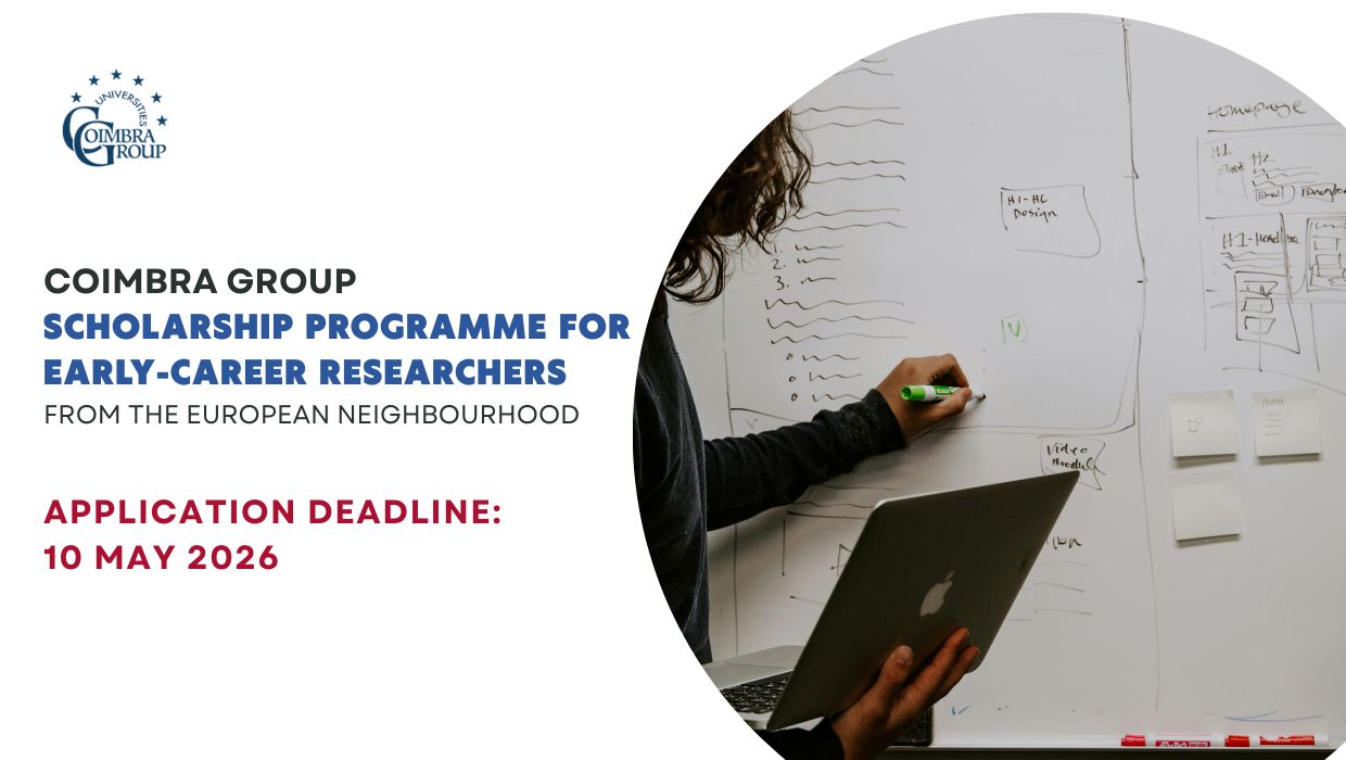 Coimbra Group Scholarship Programme for early-career researchers from the European Neighbourhood