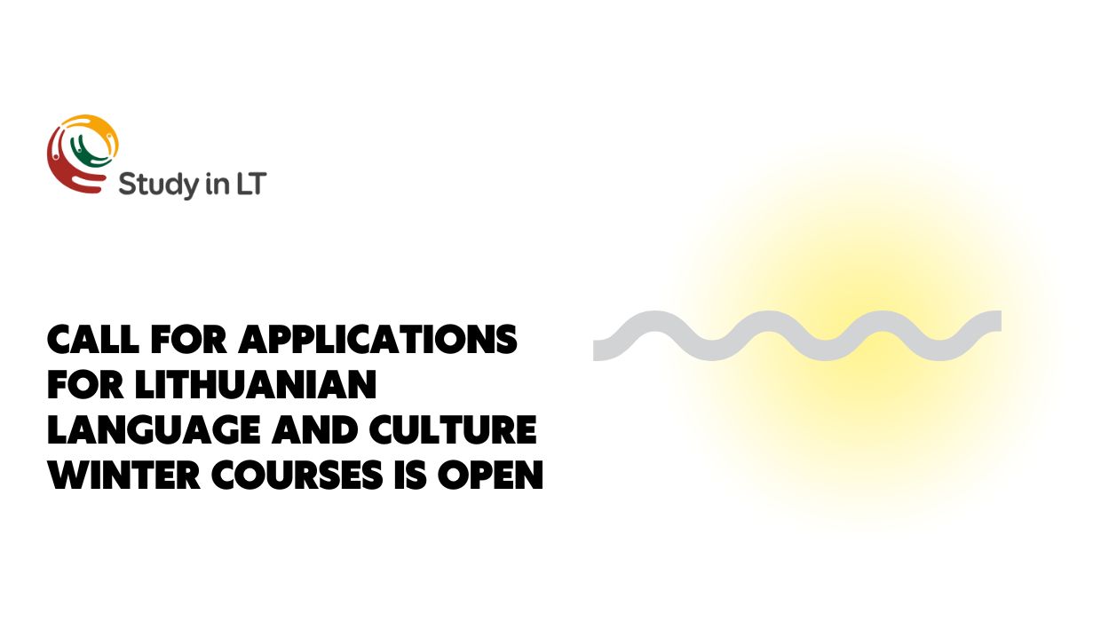 Call for applications for Lithuanian language and culture winter courses is OPEN