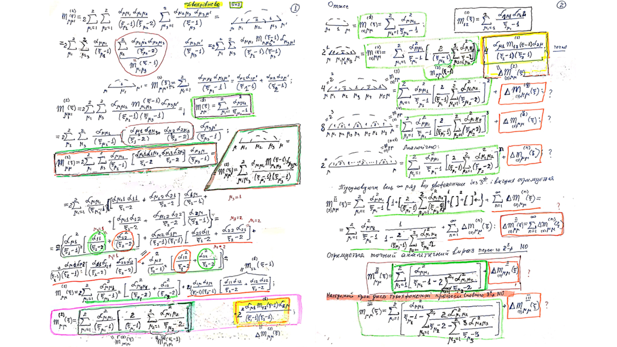 2023–2024 рр. Діаграмна техніка Фейнмана-Пайнса