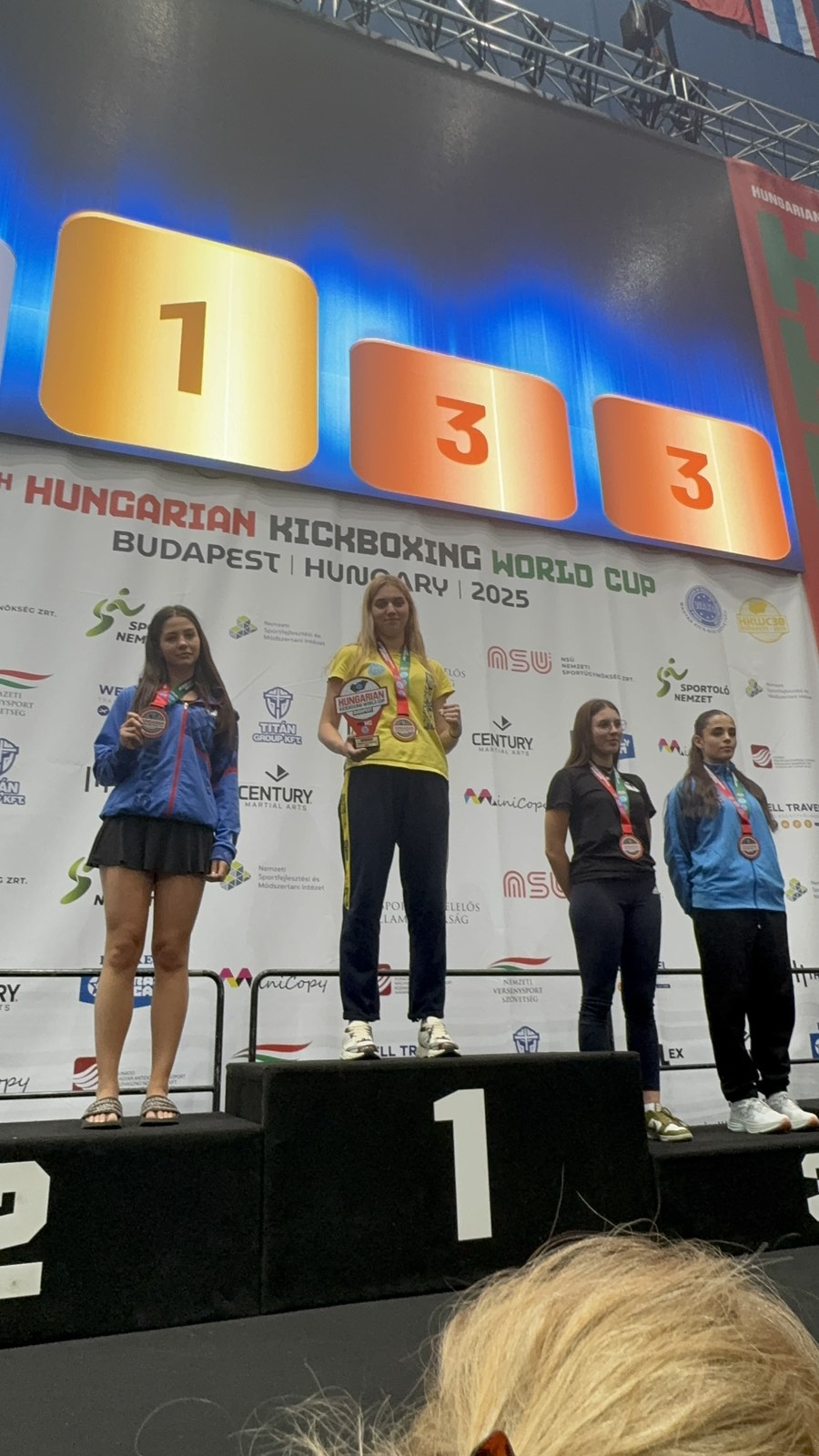 Українська спортсменка виборола золото на Кубку Світу з кікбоксингу в Угорщині
