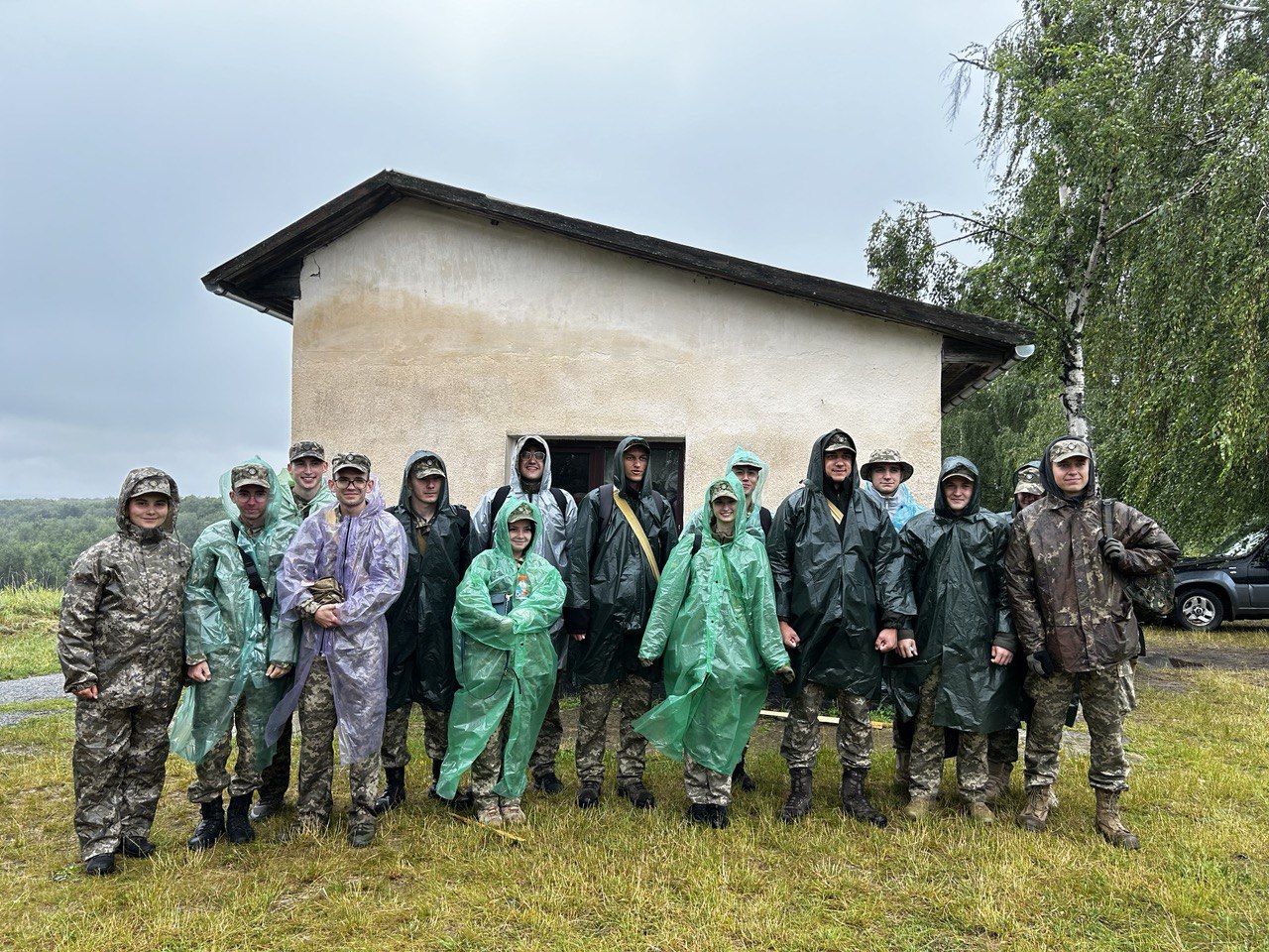 421 взвод під час проведення практичних заннять на полігоні ''Прибан''