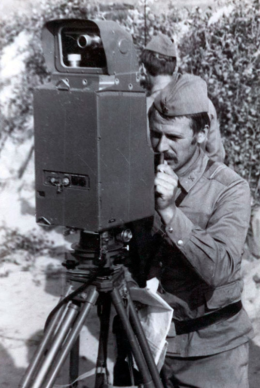 На озброєнні кафедри з’явилися квантові далекоміри. 1984 рік