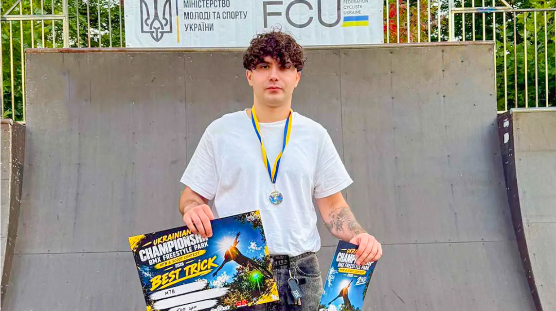 Студент ЧНУ здобув призові місця на змаганнях з MTB freestyle
