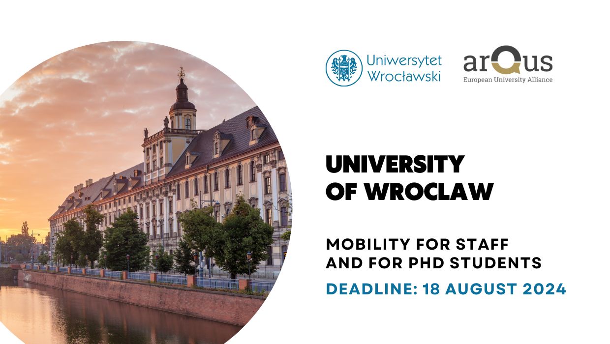 Відкрито конкурс до Вроцлавського університету (Польща) в межах проєкту «Arqus for Ukraine»