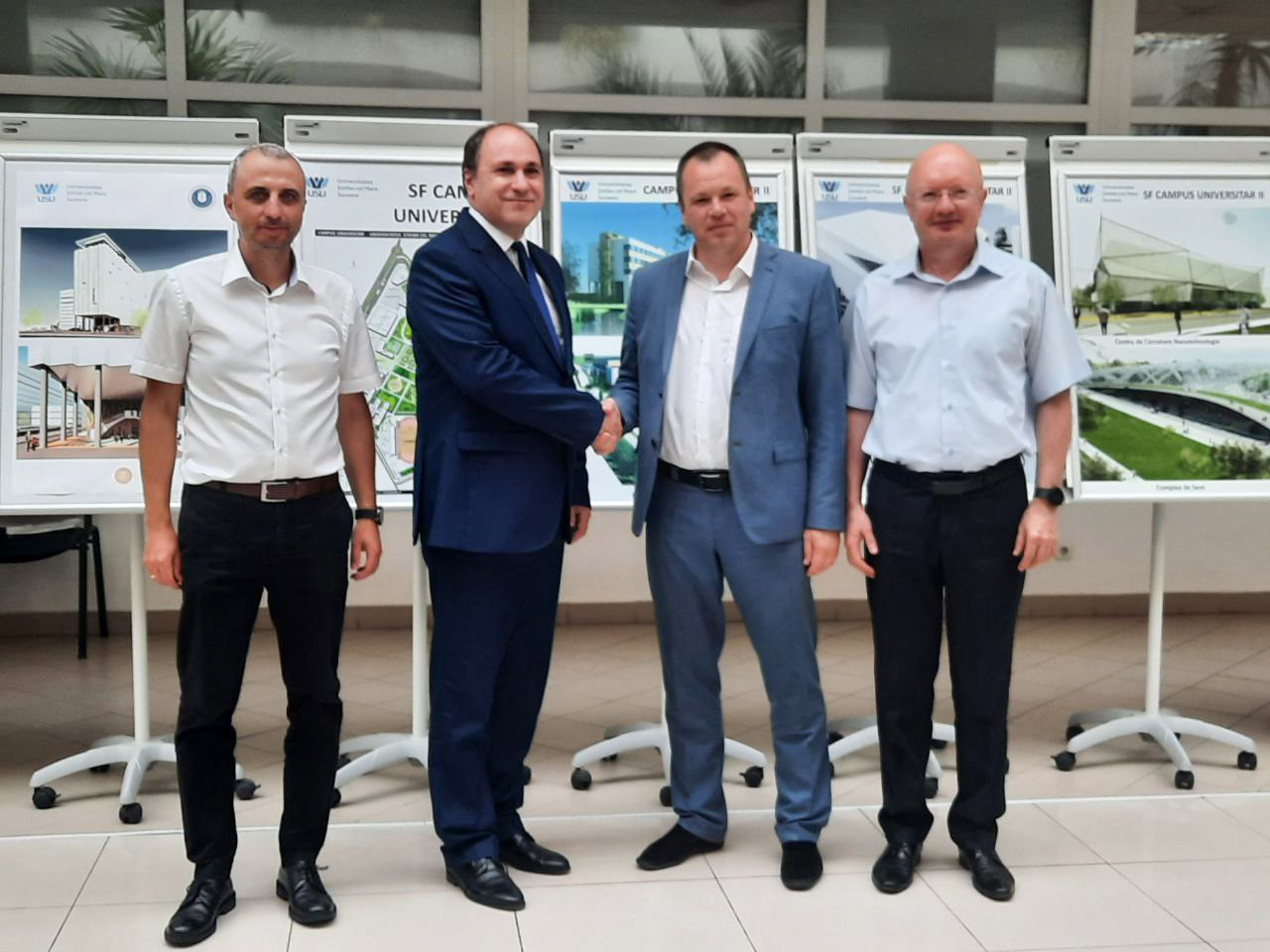 Перший закордонний візит ректора Руслана Білоскурського до Сучавського університету "Штефан чел Маре"