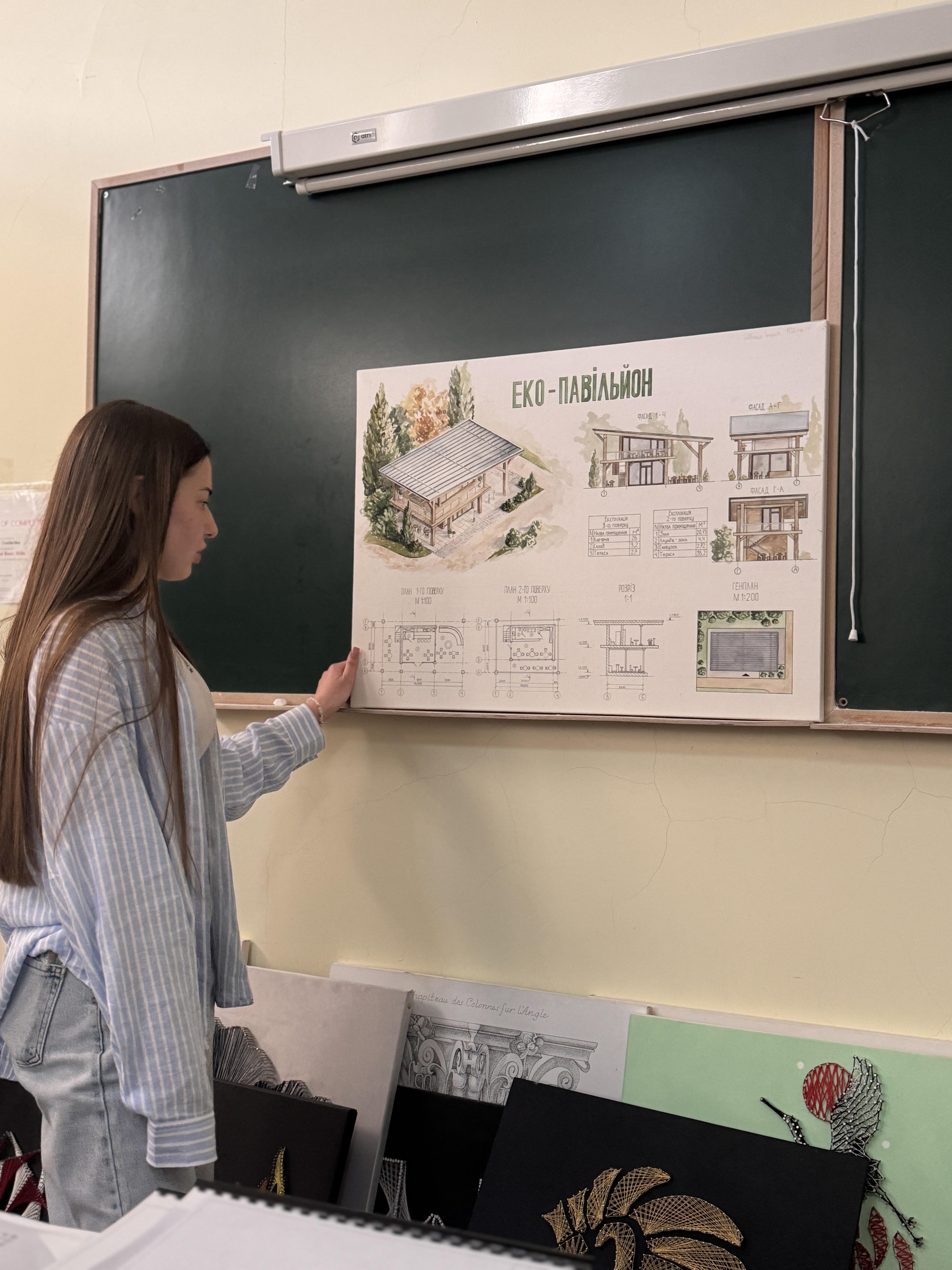 Захист курсової роботи 1-ого курсу на тему "Мала архітектурна форма"