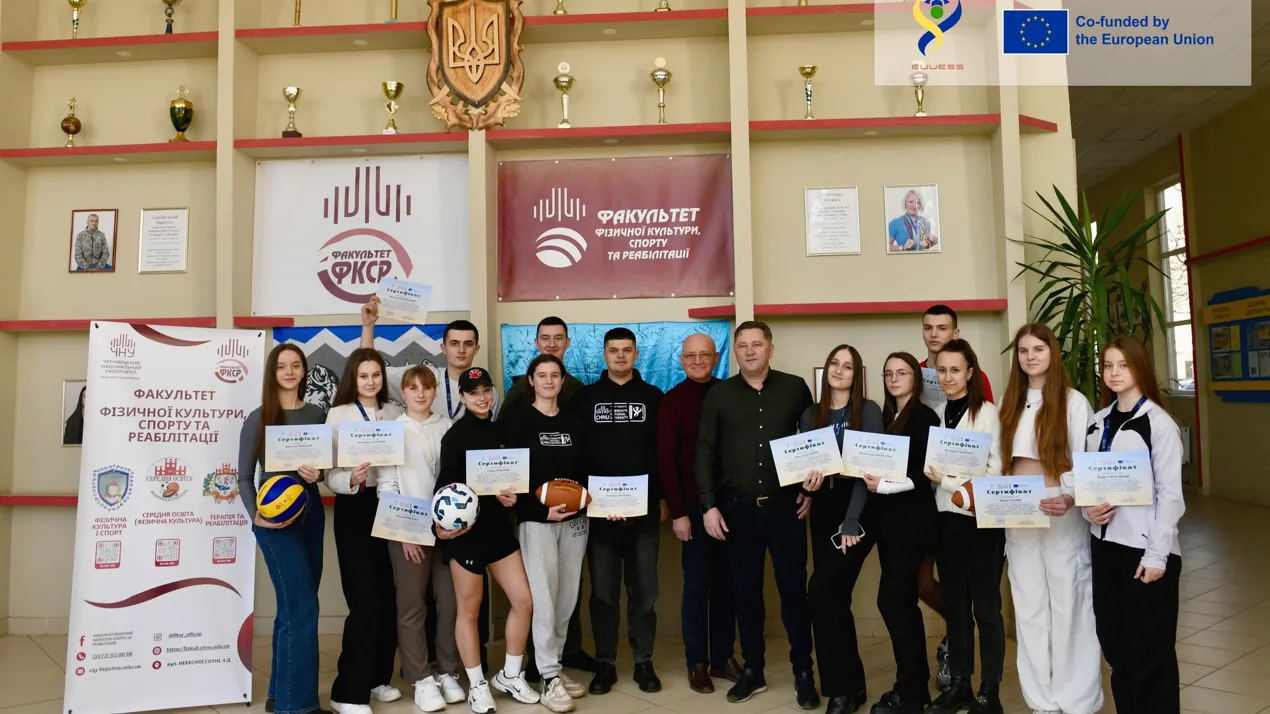 Урочисте вручення сертифікатів учасникам Зимової школи Erasmus+ Jean Monn