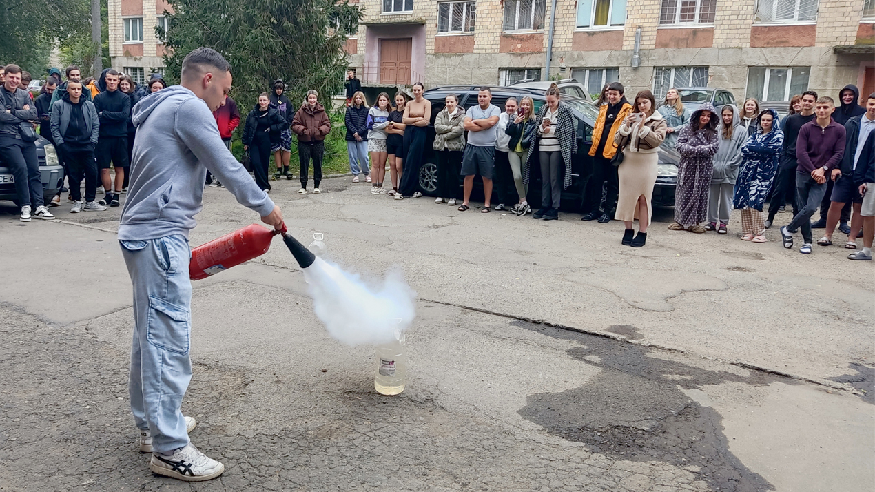 Протипожежні тренування в університеті