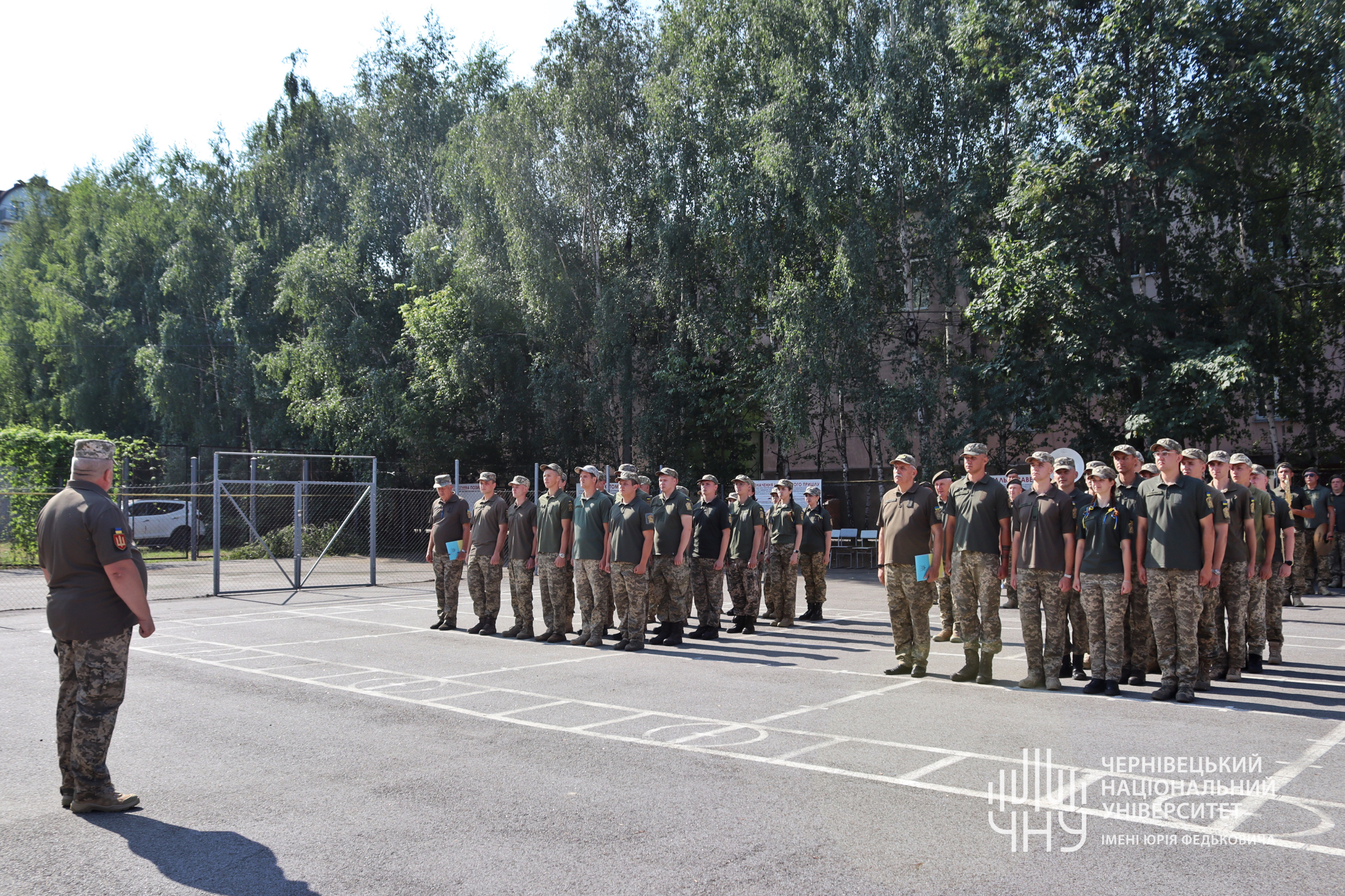 Складання Військової присяги випускниками Кафедри військової підготовки