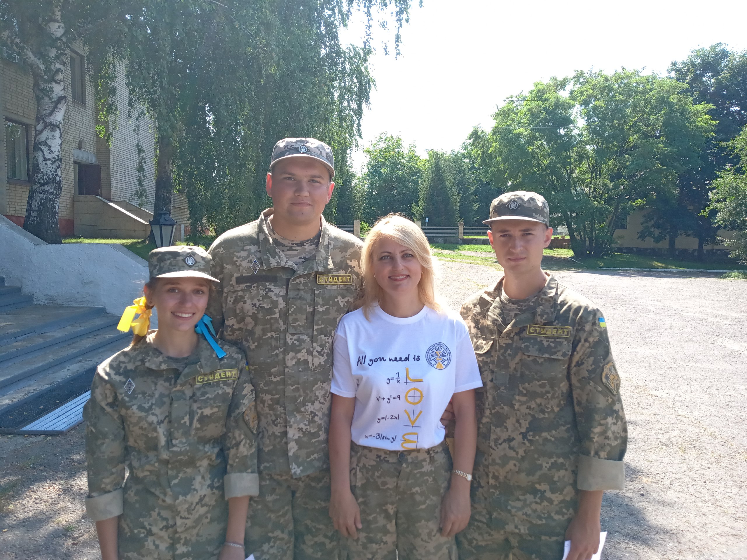 Присяга бакалаврів факультету математики та інформатики, які закінчили військову кафедру, 24.07.21