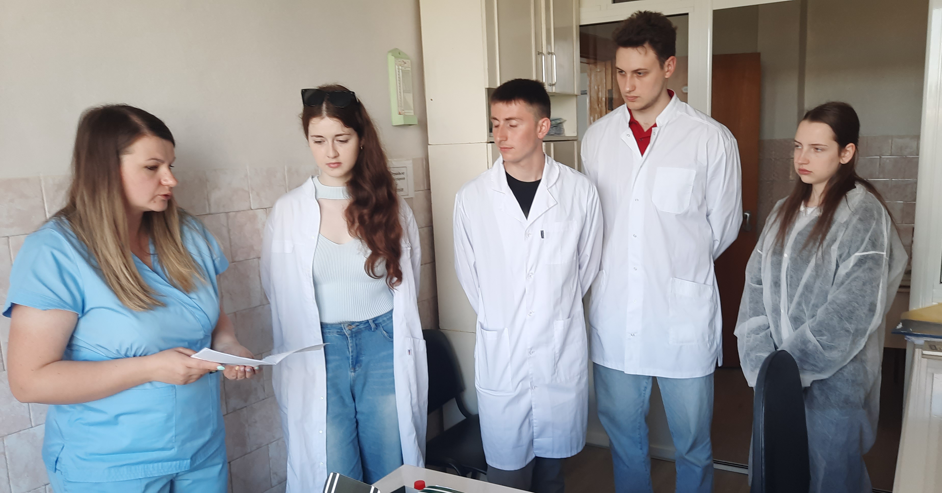 Заняття на базі відділу клініко-діагностичних та цито-морфологічних досліджень ОКНП “Чернівецький обласний медичний діагностично-реабілітаційний центр”