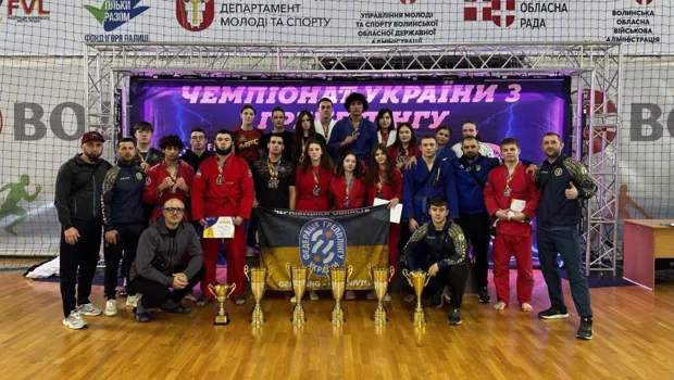 Вражаючі результати: студенти факультету фізичної культури вибороли золото на Чемпіонаті України з грепплінгу
