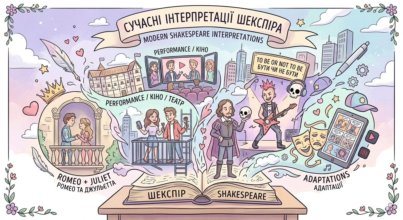 Сучасні інтепретації Шекспіра (014 Середня освіта (українська мова та література)