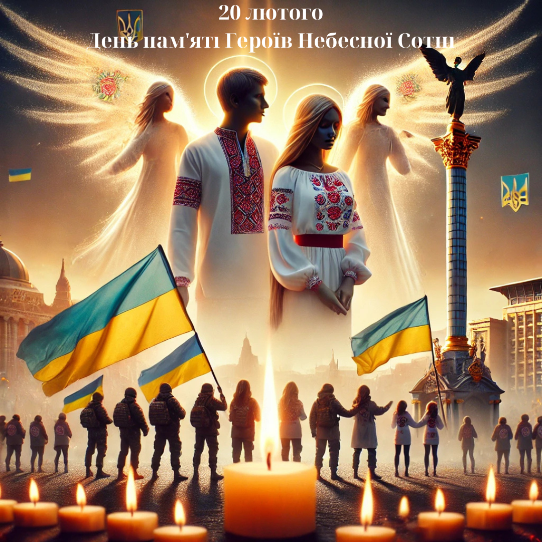 20 лютого – День Героїв Небесної Сотні