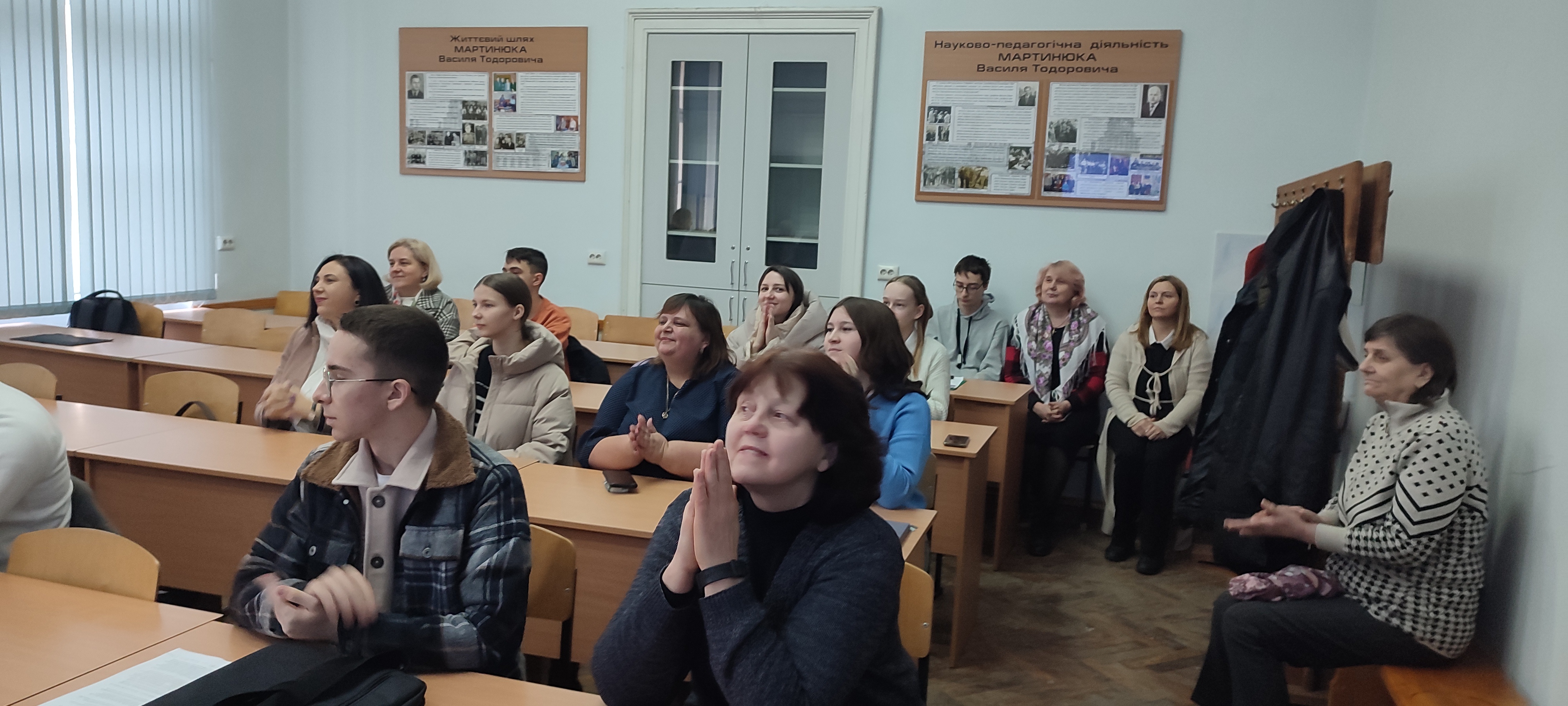 Учасники захисту, вчителі та наукові керівники
