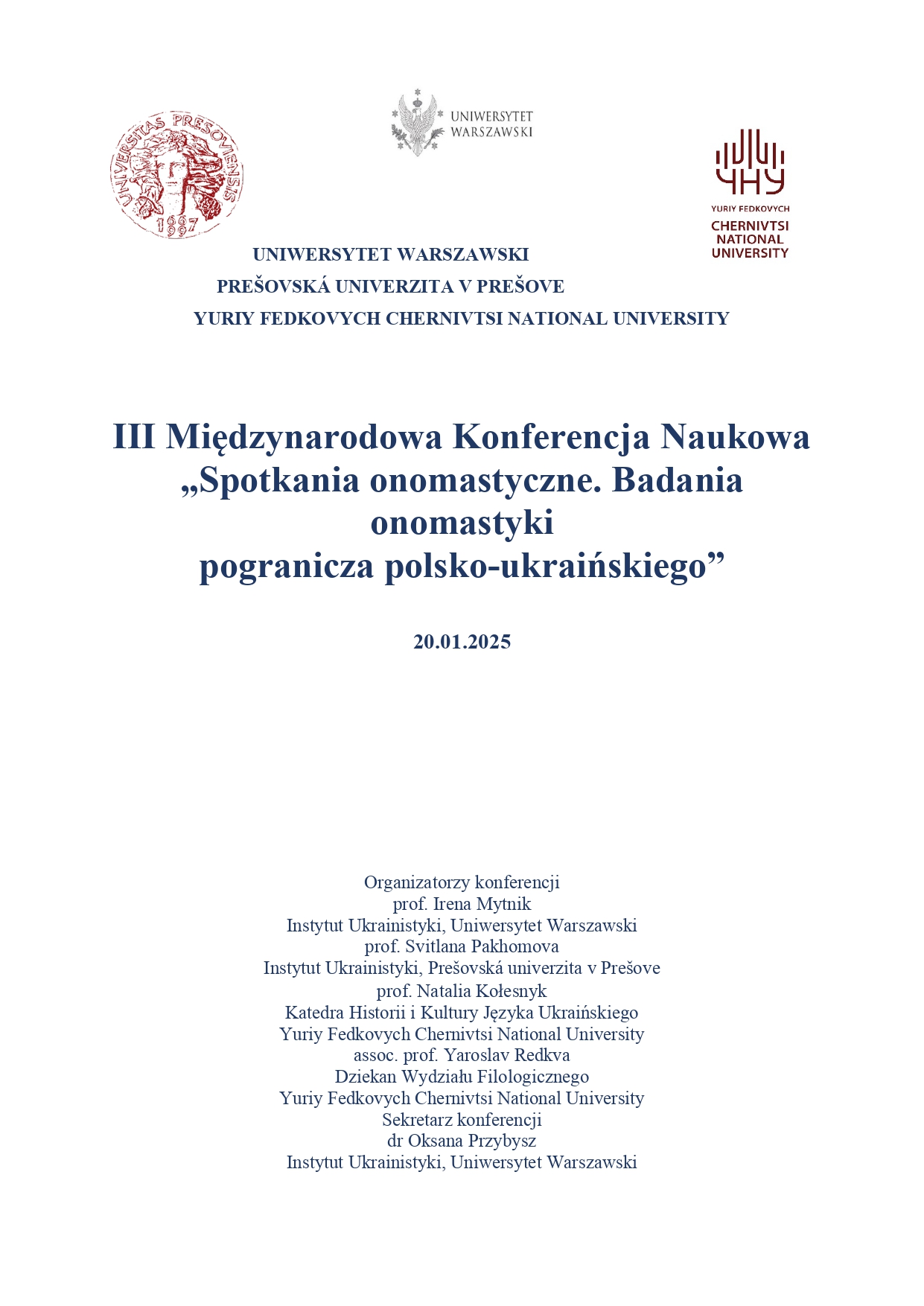 Spotkania onomastyczne
