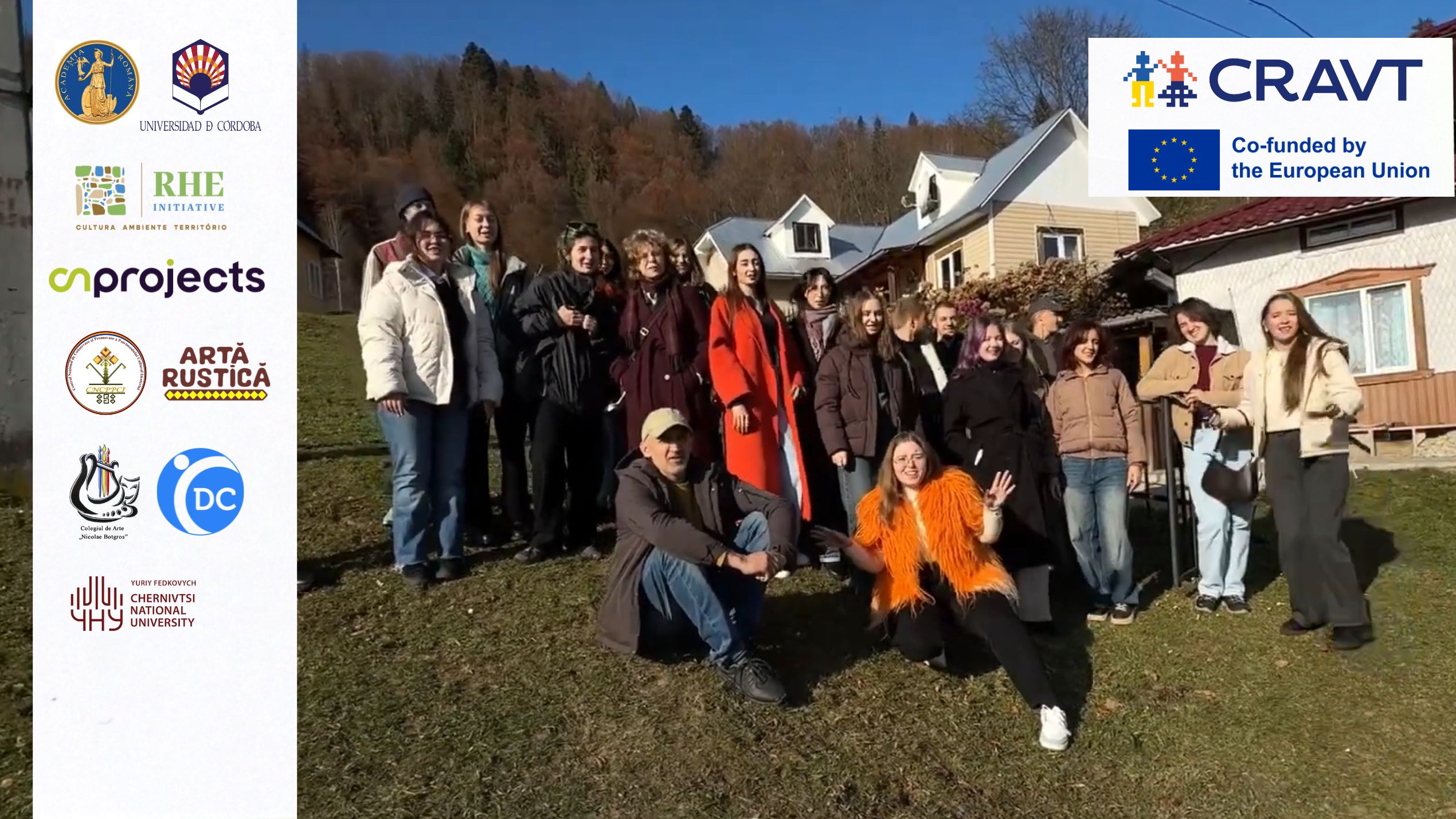 Students and academic staff embarked on an educational and creative expedition to Verkhovyna, exploring the unique technological cycle of creating Hutsul lizhnyks at the workshop of Hanna Kopylchuk within the framework of the CRAVT project’s research and educational activities.