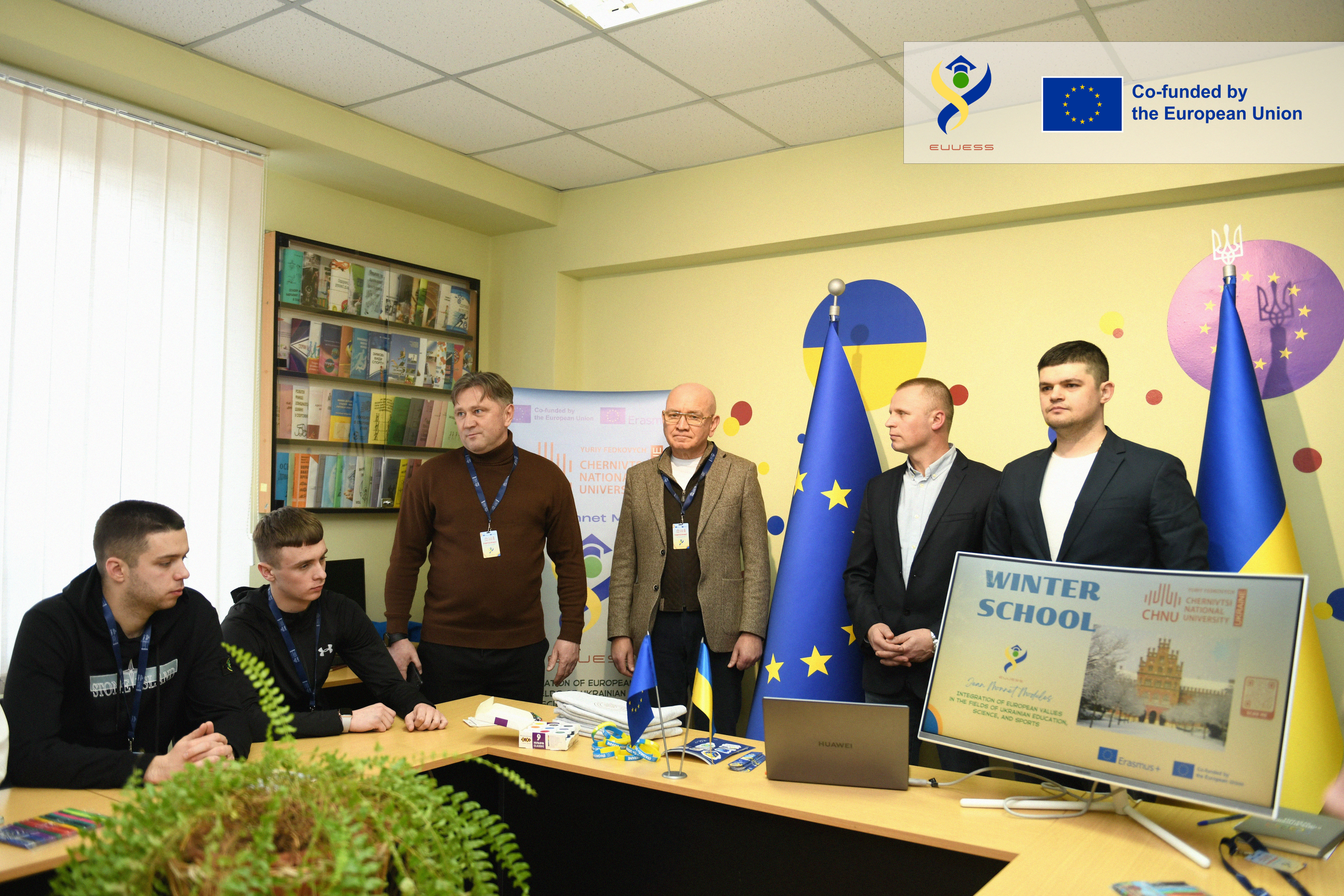 Відкриття Зимової школи Erasmus+ Jean Monnet – EVUESS: студенти пізнають європейські цінності