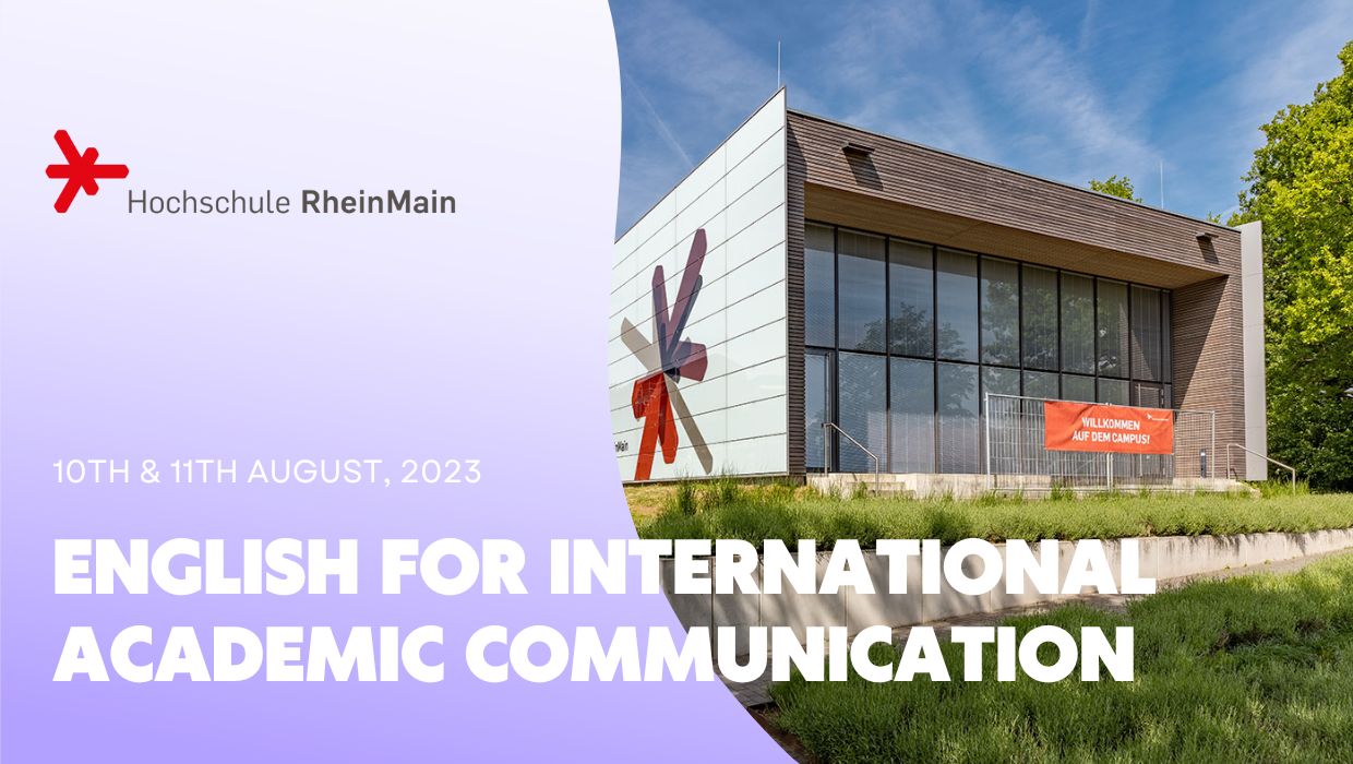 HSRM Invitation - English for international academic communication (online course)