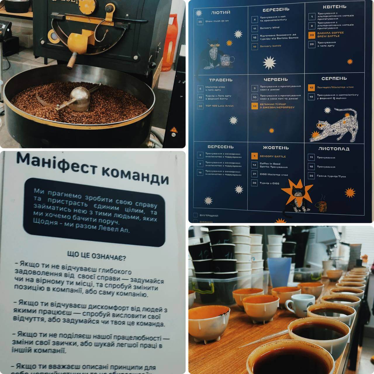 Екскурсія та тренінг у компанії “Bacara Coffee” у рамках вивчення дисциплін «Командоутворення», «Інституційна економіка» і «Лідерство та Тімбілдинг»