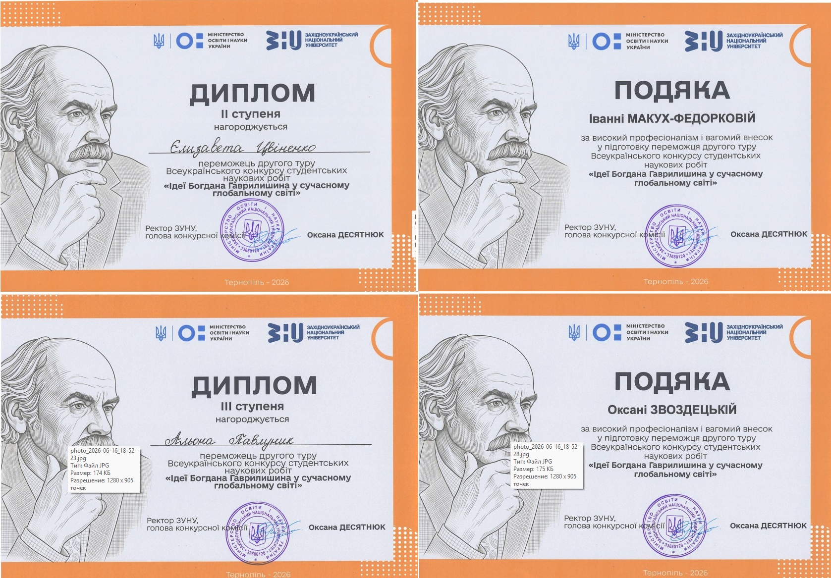 Студентки кафедри міжнародних відносин та суспільних комунікацій стали призерками Всеукраїнського конкурсу студентських наукових робіт