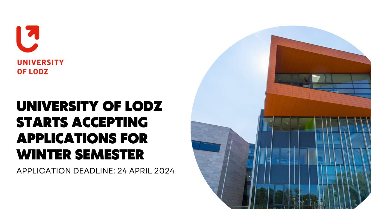 Лодзький університет розпочинає прийом документів на семестрове навчання в зимовому семестрі 2024/25