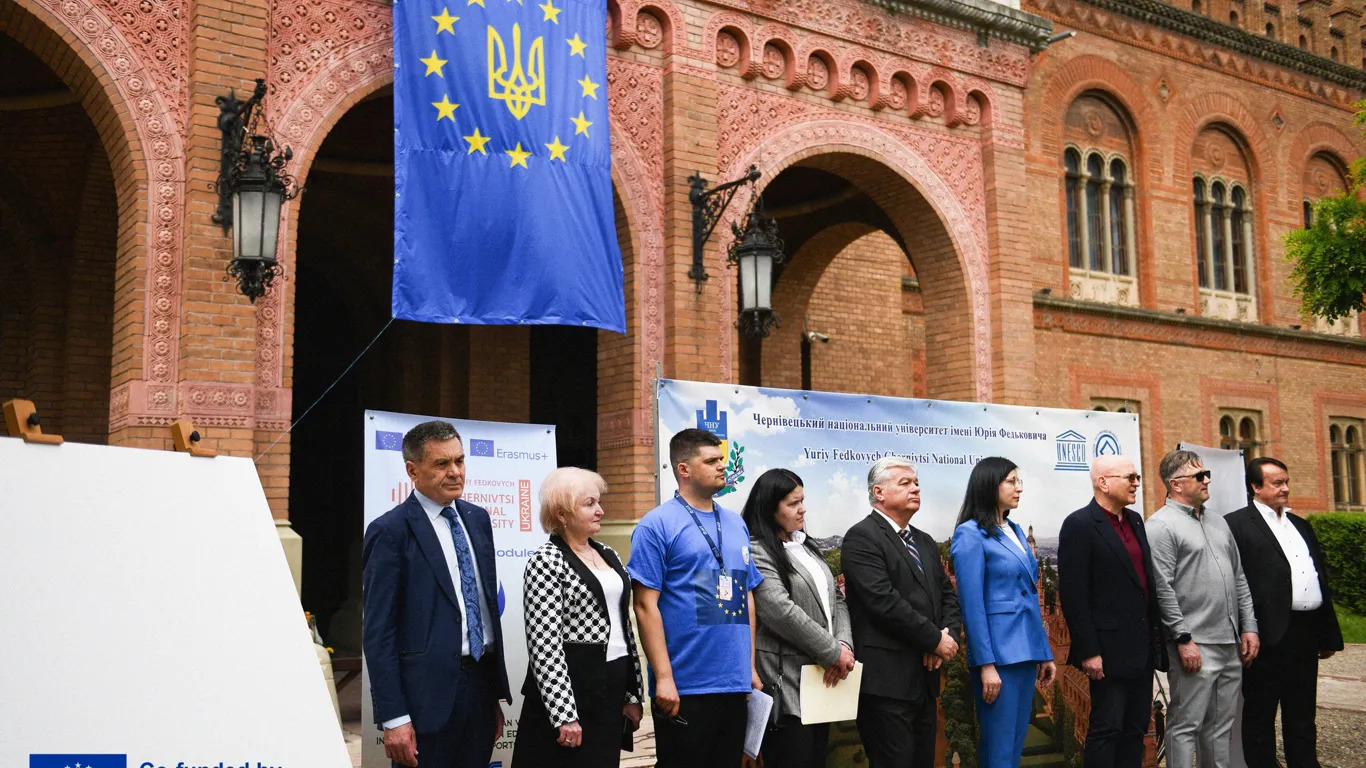 Чернівецький національний університет долучився до відзначення Дня Європи в Україні в рамках проєкту Erasmus+