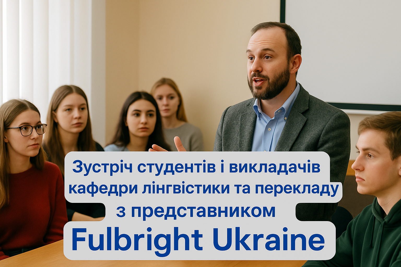 Зустріч з представником Fulbright Ukraine