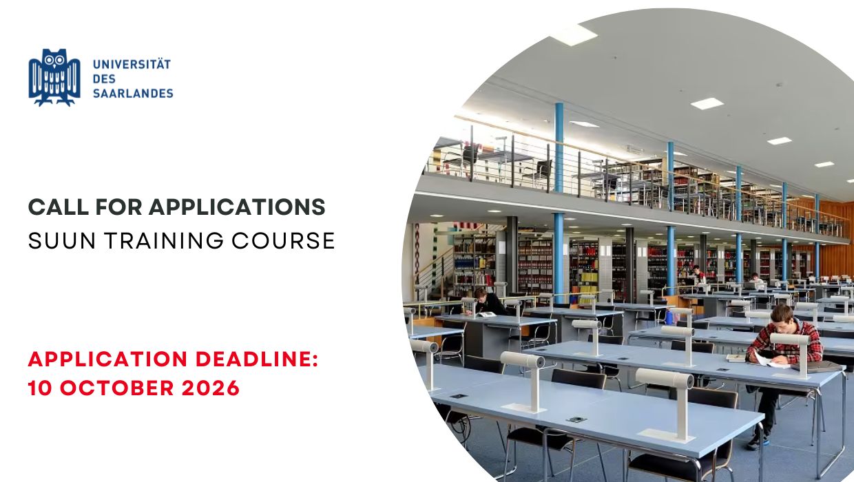 Call for Applications SUUN Training Course (SUUN-TC) 2027 
