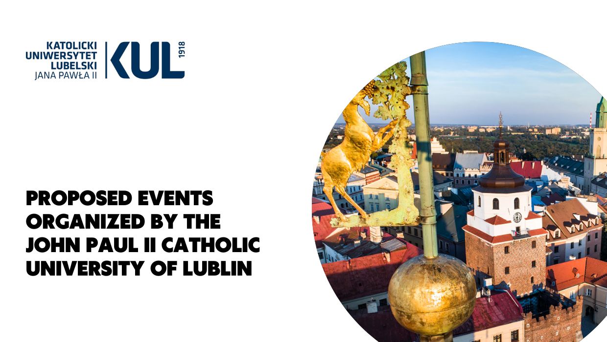 Proposed events organized by the John Paul II Catholic University of Lublin in 2025