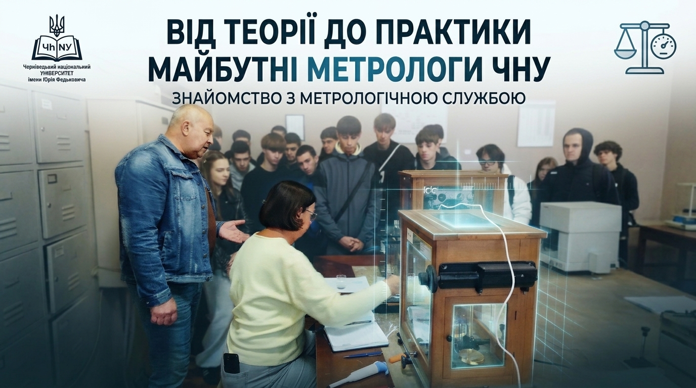 Від теорії до практики: майбутні метрологи ЧНУ знайомилися з професійною діяльністю Чернівецької філії ДП «ІВАНО-ФРАНКІВСЬКСТАНДАРТМЕТРОЛОГІЯ»