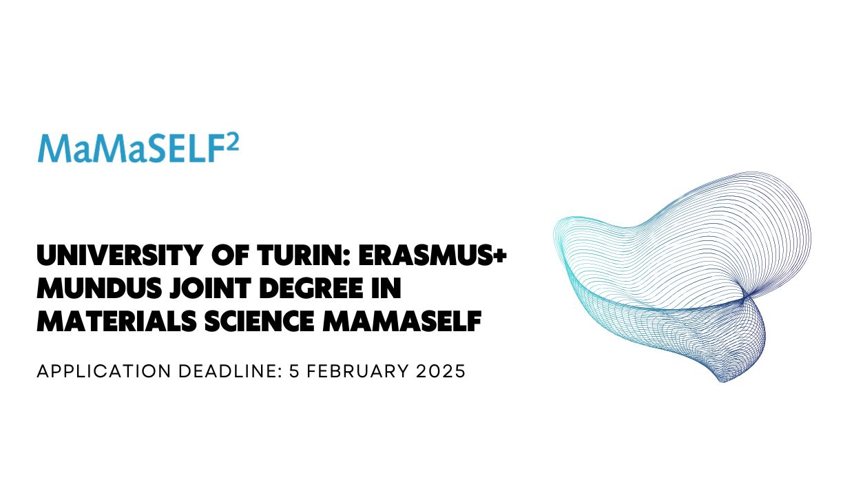 University of Turin: Erasmus+ Mundus Joint Degree in Materials Science Mamaself