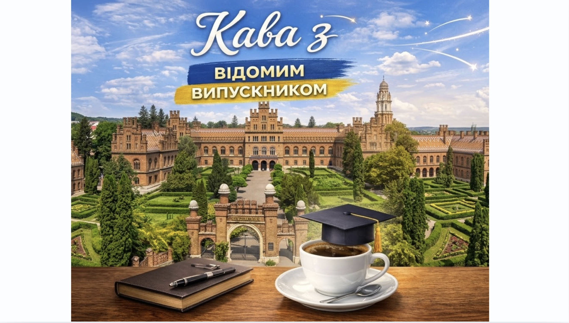 КАВА ☕️ З ВІДОМИМ ВИПУСКНИКОМ 🎓