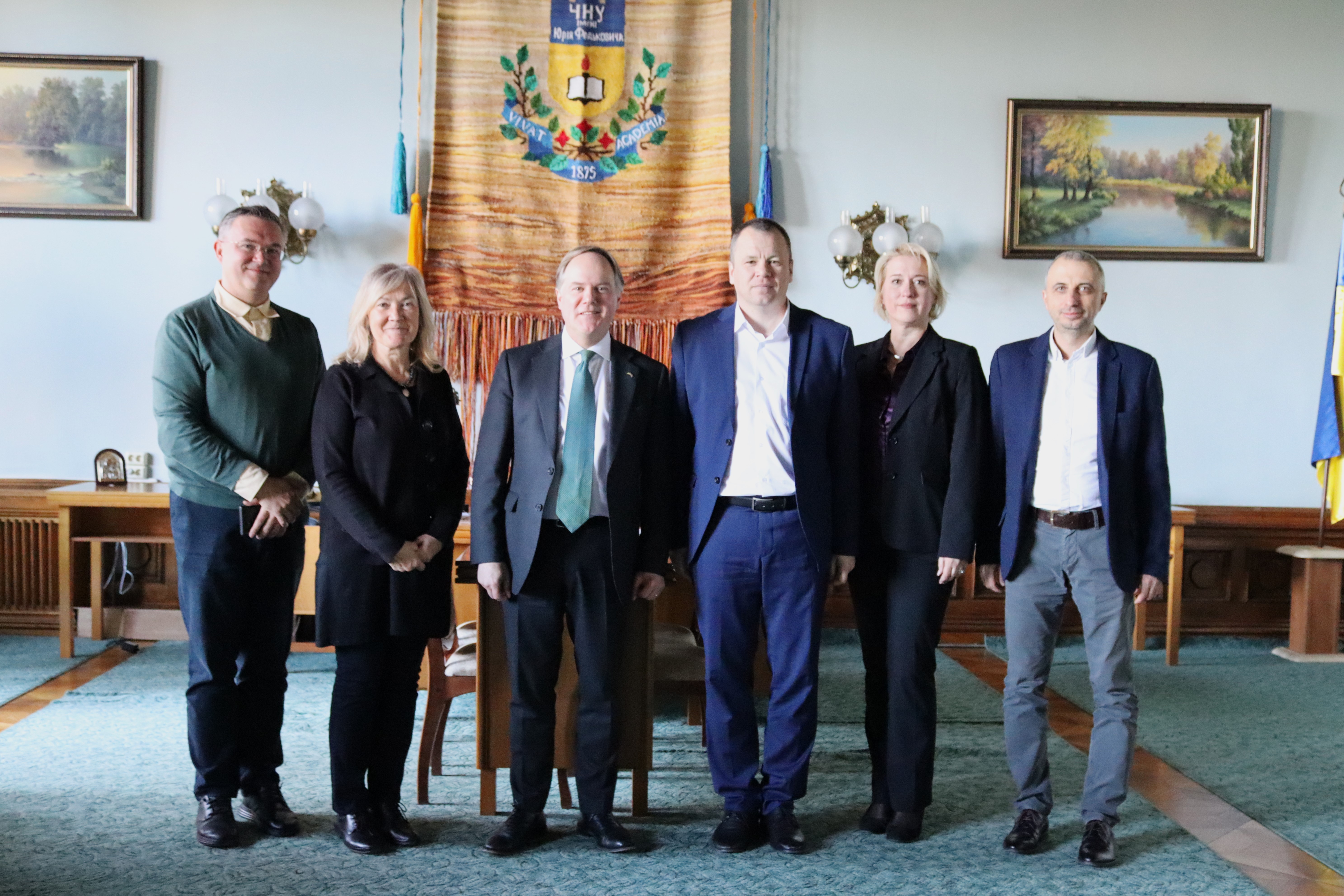 Візит Посла Великої Британії до Чернівецького національного університету імені Юрія Федьковича