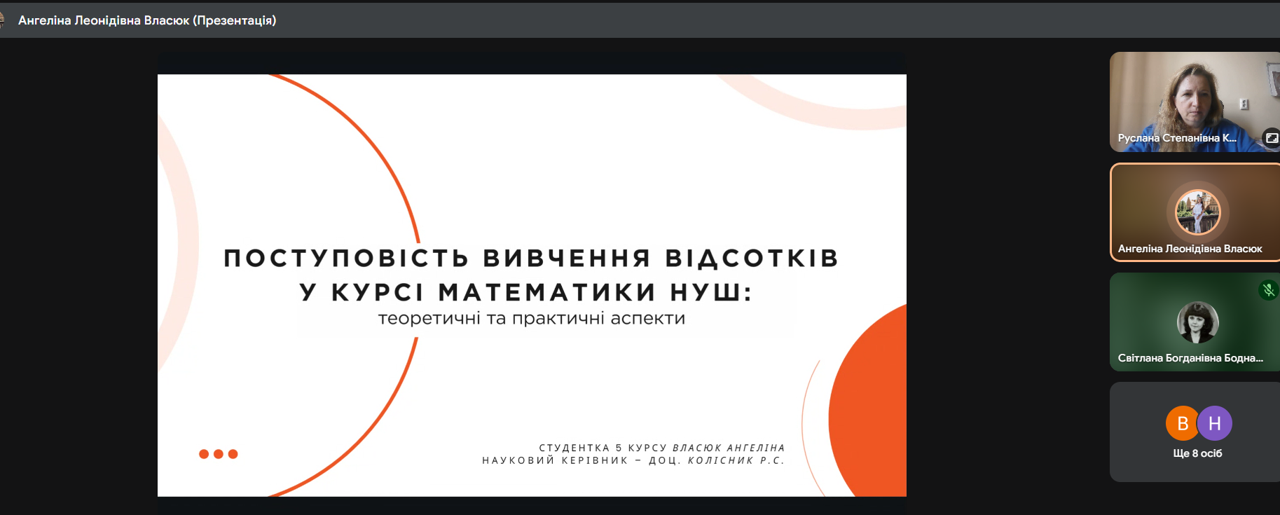 Доповідь Ангеліни Власюк