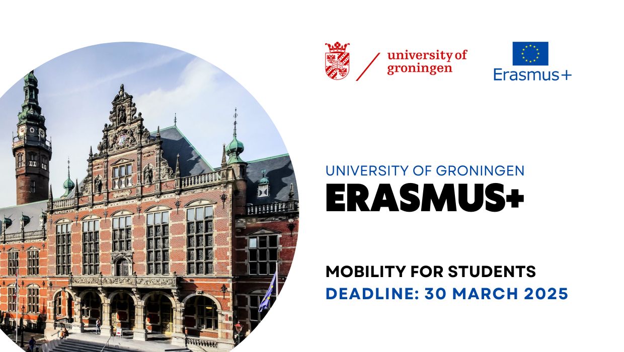 Оголошення про конкурс ERASMUS+ в Університет м. Гронінген