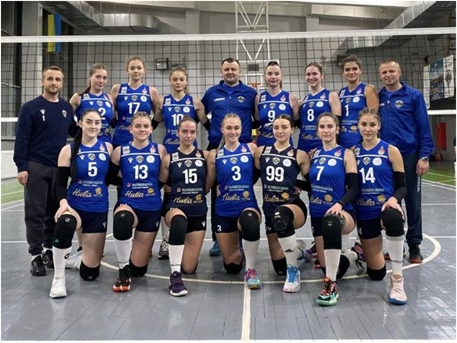 Команда університету на Чемпіонаті України з волейболу серед жіночих команд